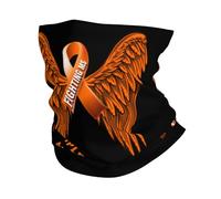 Multiple Sclerosis Awareness Ribbon Scaldacollo Antivento Headwrap Durevole Sciarpa A Tubo per Escursionismo Estivo Versatili Fascia per Capelli