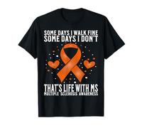 Multiple Sclerosis Awareness Warrior Apparel MS Awareness Maglietta