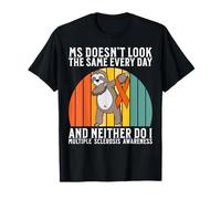 Multiple Sclerosis Awareness Warrior Apparel MS Awareness Maglietta