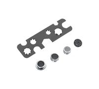 multiple Size Sink Aerator Key Wrench Carbon Steel Faucet Aerator Removal Set for Concealed Threaded Housed Aerators