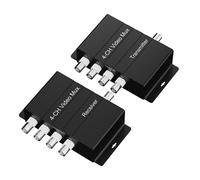 Multiplexer video analogico Plug and Play 4 canali Design modulare Anti-interferenza Compatibile con cavo coassiale Supporto Hot Swap Video a lunga