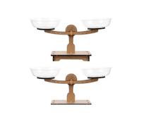 Multiplication Game Diy Wooden Balance Scales Toy for Children Science Experiment Classroom Setting 2Set