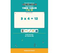 Multiplication Tables Workbook for Grade 2: Introduction to Times Tables 1 to 10 with Skip Counting, Equal Groups and Repeated Addition | 100+ Practice Pages with Answer Key for Ages 7-8