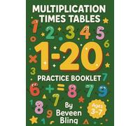 Multiplication Times Tables (1-20): Math Muliplication