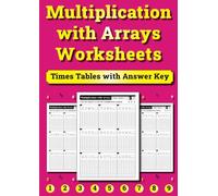 Multiplication with Arrays Worksheets: Times Tables with Answer Key