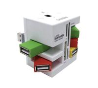Multiplicatore 6 porte usb lettore card schede hub combo porta usb 2.0 splitter