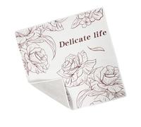 Multiplo Identità Funzionale Gluey Travel Makeup Bag Water Immune Tessuto Sottile Denso Planner per Trucco Dermocare Identità Adesivo Cosmetic Bag, Mondo dei fiori