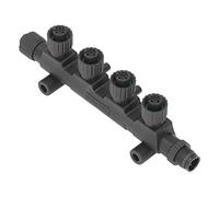 Multiport T Connector 4 Port 5 Channel Marine Splitter Premium ABS Material Multiport T Connector for NMEA 2000 Boat Marine Systems with Part Number 0101107801 Color