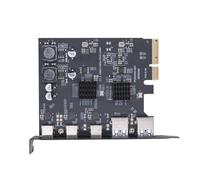 Multiports PCIExpress a USB3.0 Scheda di espansione per PC desktop 5 porte ad alta velocità 10Gbps Facilmente PCIe Inserimento Connettore dispositivo esterno