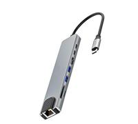 Multiports USB C Hub 4K HDMI uscita USB C a HDMI adattatore con trasferimento dati ad alta velocità PD100W adattatore di ricarica