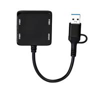 Multiports USB C Hub Adapter 3 USB3.0 + 1 porta di tipo C per computer portatili dispositivi mobili ricarica e dati