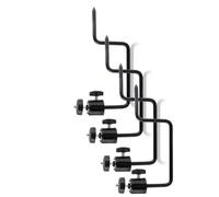 MultiPosition - Supporto a vite per fotocamera in acciaio 360 Sistemi di montaggio regolabili per sorveglianza esterna Staffa di montaggio per pannello solare ad angolo multiplo
