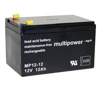 multipower 114993 MP12-12 MP12-12 Batteria al piombo 12 V 12 Ah Piombo-AGM (L x