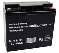 multipower 117380 MP18-12I Batteria al piombo 12 V 18 Ah Piombo-AGM (L x A x P