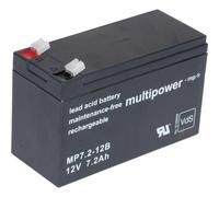multipower 130628 MP7,2-12B MP7.2-12B Batteria al piombo 12 V 7.2 Ah Piombo-AGM