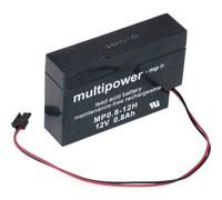 multipower 137124 MP0,8-12H Batteria al piombo 12 V 0.8 Ah Piombo-AGM (L x A x