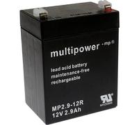 multipower 138769 MP2,9-12R Batteria al piombo 12 V 2.9 Ah Piombo-AGM (L x A x
