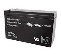 multipower 142239 MP7-12 Batteria al piombo 12 V 7 Ah Piombo-AGM (L x A x P) 6