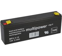 Multipower Batteria Al Piombo MP2,3-12 Pb 12V 2,3Ah NP2.3-12 LC-R122R2PG FG20201