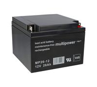 multipower 117381 MP26-12I MP26-12I Batteria al piombo 12 V 26 Ah Piombo-AGM (L