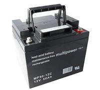 Multipower Batteria al piombo-MP50-12C, 50Ah