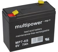 MULTIPOWER MP7-6S 300402 BATTERIA AL PIOMBO 6 V 7 AH PIOMBO-AGM L X A P 116