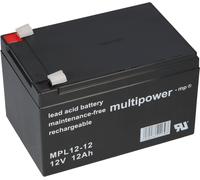 Multipower Batteria Al Piombo MPL12-12 12V 12Ah Pb