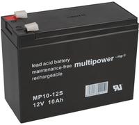 Multipower Batteria Piombo MP10-12S Pb 12V 10Ah Faston 4,8