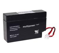 multipower MP0,8-12 PB-12-0,8-JST MP0.8-12JST Batteria al piombo 12 V 0.8 Ah Pi