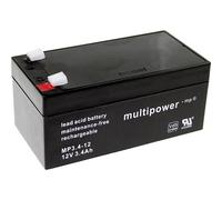multipower MP3,4-12 PB-12-3,4-4,8 Batteria al piombo 12 V 3.4 Ah Piombo-AGM (L