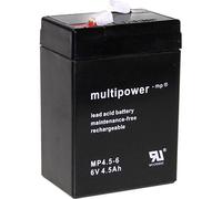 multipower MP4,5-6 PB-6-4,5-4,8 Batteria al piombo 6 V 4.5 Ah Piombo-AGM (L x