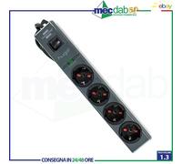 Multipresa 4 Posti 16A-3680W 4 Schuko / Bipasso 2MT Brennenstuhl Hugo