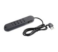 Ciabatta Multipresa 4 Prese Bipasso 2 USB A +Interruttore Grigia BTicino 3636GBU