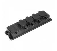 Multipresa 4 prese Schuko IP44 ORNO OR-AE-13167(GS)