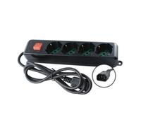 Ciabatta Multipresa Nera 4 Posti SL3004HEC MACH POWER
