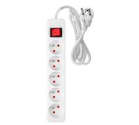 Multipresa 5 m, 3 x 1,5 mm², bianco, ON/OFF 90-179