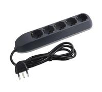 Multipresa 5 prese universali Bticino Poker 3.500 W grigio Grigio