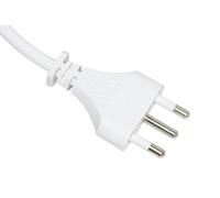 LINK LKMP055 - Multipresa elettrica universale LKMP055 (5 prese, cavo 5 m, bianco) - Corpo in ABS resistente - Interruttore illuminato e spina italiana tripolare 16A