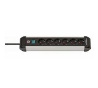 Multipresa 6 Prese con Interruttore Brennenstuhl Premium-Alu-Line 3500 W [3 m