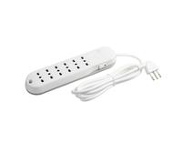 Multipresa 6 prese interruttore sicurezza Bticino 2.500 W 10/16A bianco Bianco