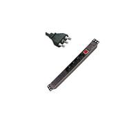 Multipresa 8 Posizioni da Rack 19'' con Interruttore