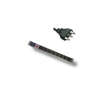 Multipresa 8 Posti da Rack 19'' Spina Italiana con Interruttore 1 HE