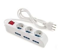 Multipresa 9 posizioni 3 schuko, 6 bipasso, Kooper