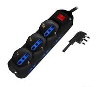 PROPART MULTIPRESA 9 POSTI BIPASSO + BIPASSO/SCHUKO SPINA16A + INTERR. (PEM2513-BK) NERA**PUOI PAGARE ANCHE ALLA CONSEGNA!!!**