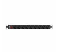 Multipresa 9 Prese con Interruttore Lanberg PDU-09F-0300-BK 220-250 V 16 A 40