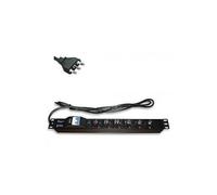 MULTIPRESA A 6 POSIZIONI DA RACK 19'' 1HE MAGNETOTERMICO