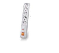 Multipresa Acar F5 5 prese con interruttore e protezione universale 1,5 m
