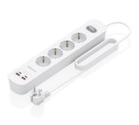 Multipresa Aisens ASPS-2A2C12-W 4 Prese 2 USB-A 2 USB-C con Protezione e Interruttore