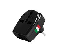 MULTIPRESA AKASHI ALT3PMIT - 3 prese universali, spina Tipo L, compatibile con l'Italia