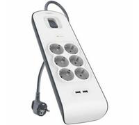 BSV604VF2M-V2 2,4 AMP USB CHARGING 6-OUTLET SURGE PROT. STRIP
